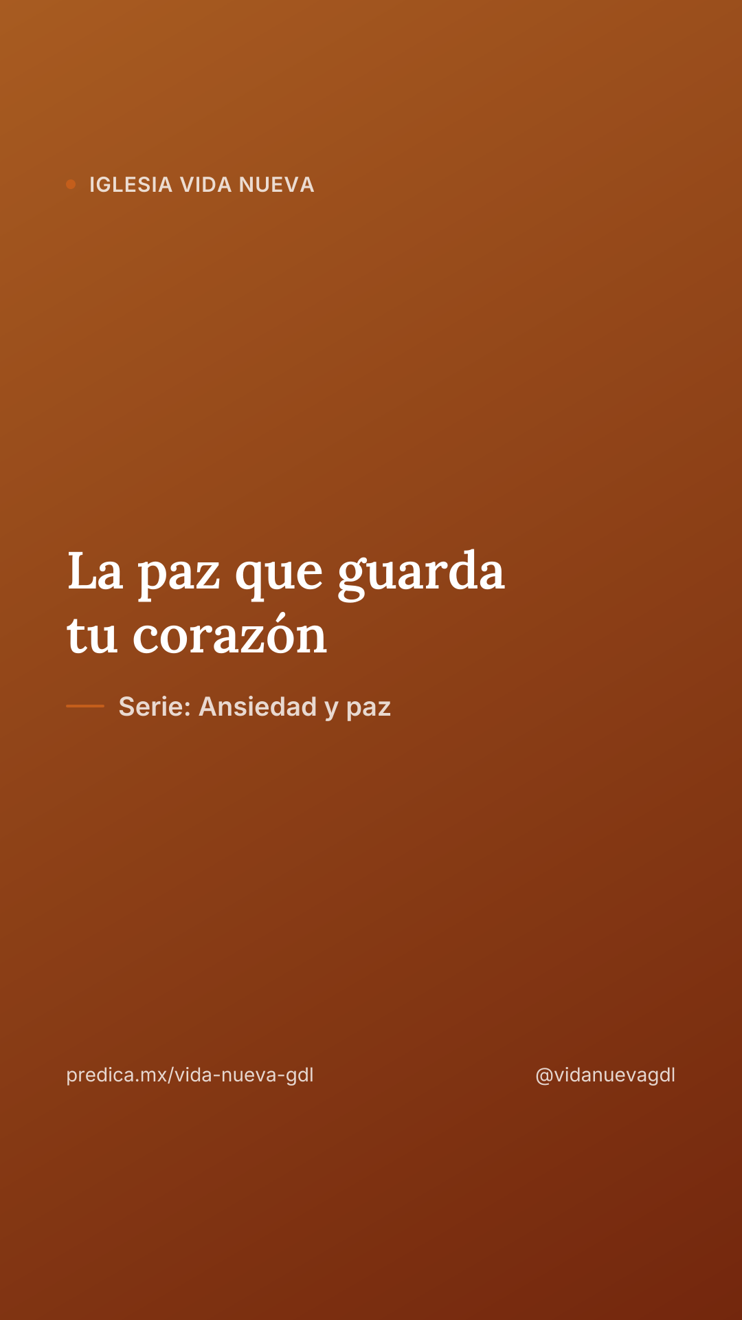 La paz que guarda tu corazón